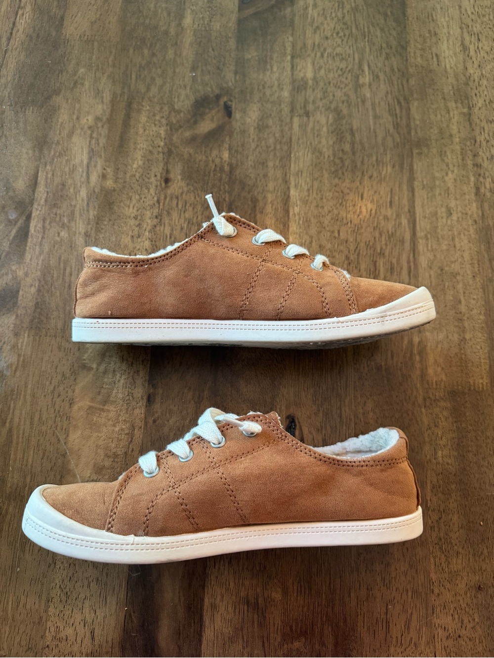 Jellypop Women’s Tan Cozy Suede Slip On Sneakers Size 8 - Picture 12 of 12